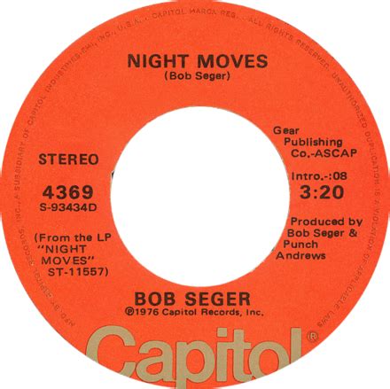 Night Moves (Bob Seger song) - Wikiwand