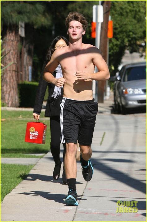 Patrick Schwarzenegger Shirtless Run Patrick Schwarzenegger Photo