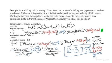 Applying The Law Of Conservation Of Angular Momentum Physics