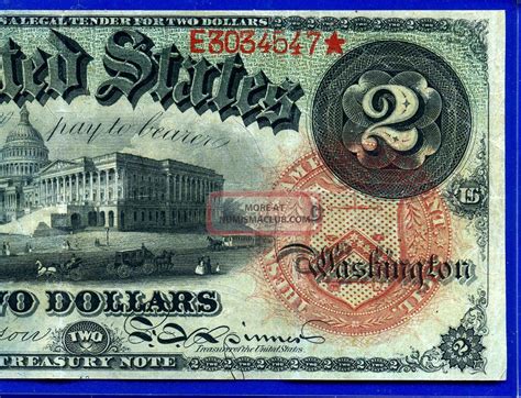 Fr 42 1869 2 Treasury Note Rainbow E3034547