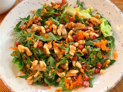 Rucola Walnuss Salat Hier Leben