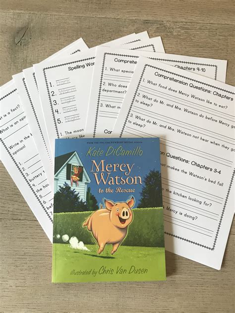 Mercy Watson To The Rescue Comprehension And Activity Pack 1st Grade Activities Comprehension