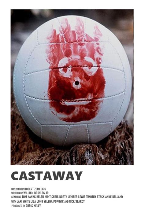 castaway minimal movie poster Iconic Movie Posters, Minimal Movie ...