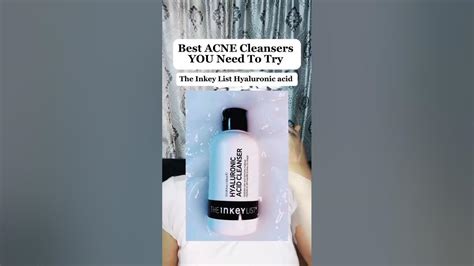 The Best Acne Cleansers Youtube