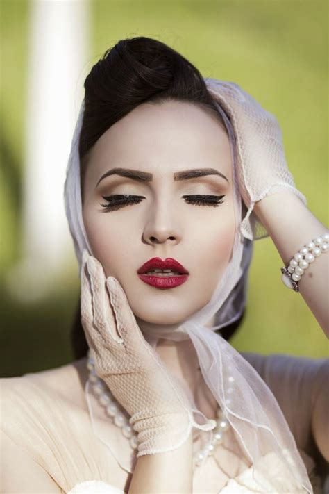 Pin By Punkin Mojo On Make Me Pretty Vintage Makeup Looks Retro