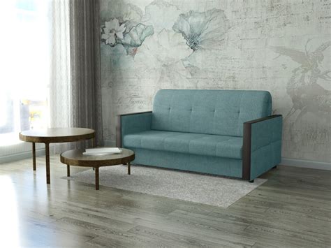 Диван-кровать раскладной бирюзовый 160x202 см Ergonomic Like Hard ...