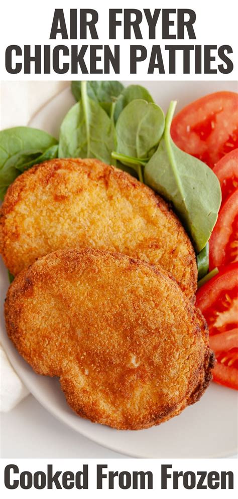 Air Fryer Frozen Chicken Patties In 10 Minutes Or Less Air Fryer