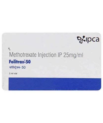 Folitrax Methotrexate Injection Intas Pharmaceuticals 2 Ml In 1 Vial