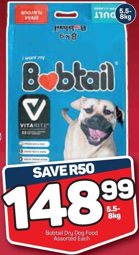 Bobtail Dry Dog Food Assorted 55 8kg Offer At Pick N Pay