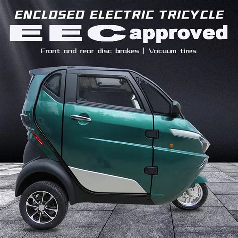 EEC Approved 4 Wheels Adult Electric Car Rhd One Seater Two Seater ...