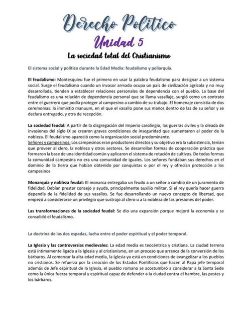 Unidad 5 Derecho Politico UNLaM Futura Abogada UDocz