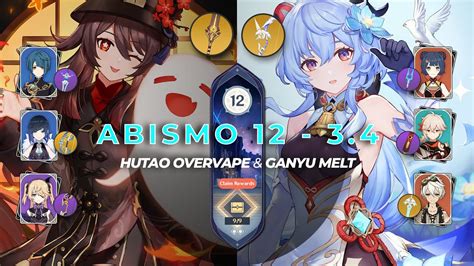 Hutao Overvape Ganyu Melt Novo Abismo 12 Da 3 4 9 Estrelas