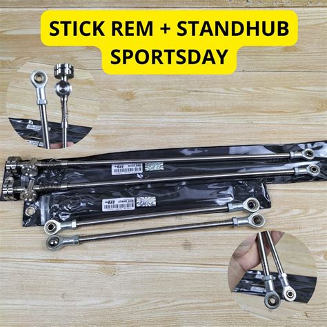 Jual Stik Rem Set Standhub Belakang Stainless Pnp Cb Gl Mp Tiger Arm