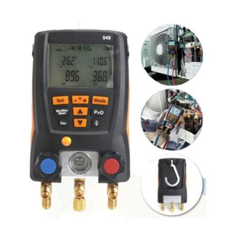 Testo 549 Digital Manifold Gauge Set For Digital HVAC System Tester Kit