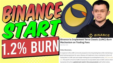 Binance Implement 0 1 Burn For Terra Luna Classic Massive Pump