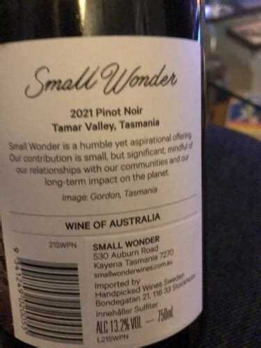 Small Wonder Pinot Noir Vivino