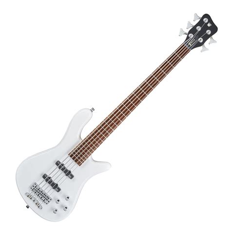 Warwick RockBass Streamer Basic LX 5 String Bass Solid White Gear4music