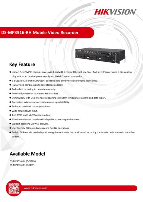 HIKVISION 32CH NVR Video Recorder DS MP3516 RH 4G GPS