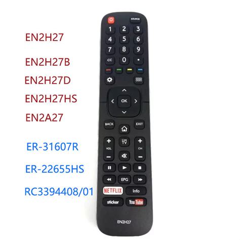 En H His Hisense New Remote Control For Hisense Led Smart Tv