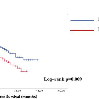 Kaplan Meyer Plots For Progression Free Survival Pfs According To