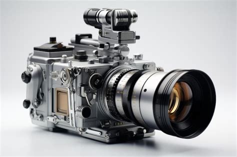 Premium Photo Cinematography Film Camera Isolated On Transparent
