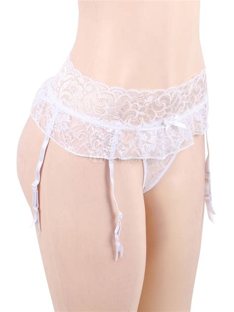 Sexy Women Garter Belts Lace Polyester Lingerie Milanoo