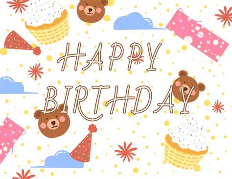 Animated Birthday Card Present Ai Generated Template Seapik