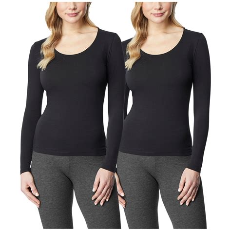 32 Degree Womens Heat Long Sleeve Top 2 Pack Costco Australia