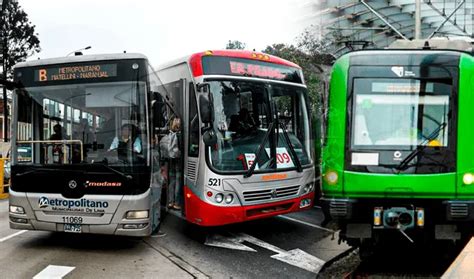 Metropolitano Corredores Y Metro De Lima Operan Con Normalidad Durante