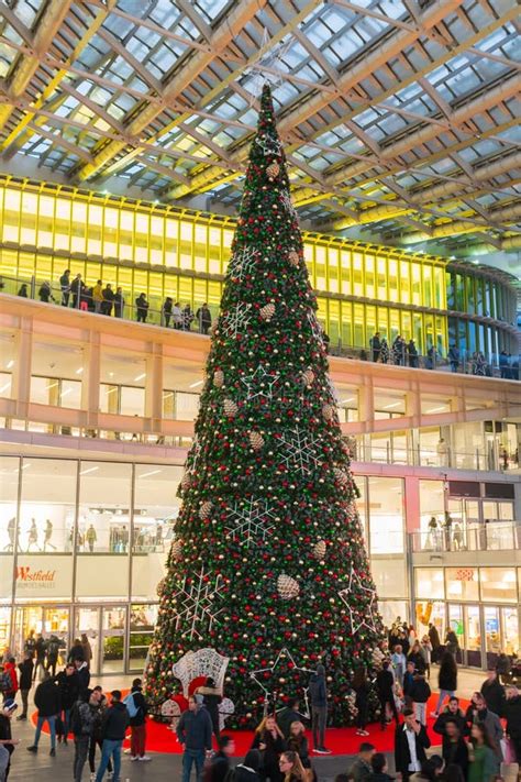 Christmas Tree Under The Canopy Ch Telet Les Halles Paris France