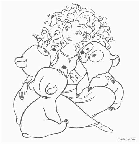 Desenhos de Brave para colorir Páginas para impressão grátis