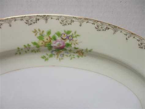 Meito China Hand Painted MEI83 Pattern Vintage Oval Platter Etsy