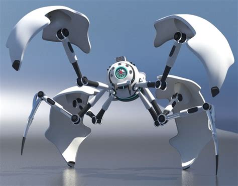 Spider Bot On Behance Robot Concept Art Robots Concept Robot Design