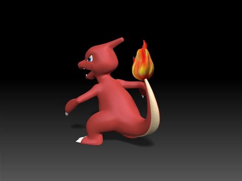 Pokemon Charmeleon 3d Print Model 3d Model 3d Printable Cgtrader