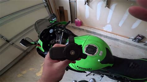 How To Quad Lockram Phone Mount 2022 Ninja Zx10r Setup And Parts