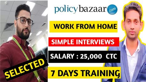 Policy Bazaar Jobs Work From Home Policy Bazaar For Freshers