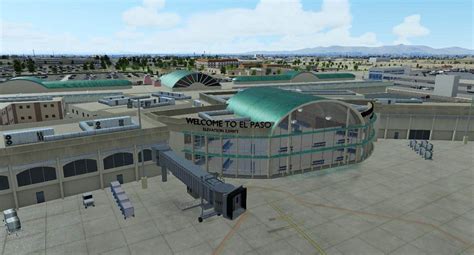 Review Sxairportdesign El Paso International Airport P3d5 Simflight