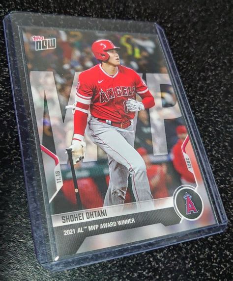 1円スタート 2021 Topps Now OS 40 大谷翔平 shohei ohtani AL MVP受賞 Topps 売買された