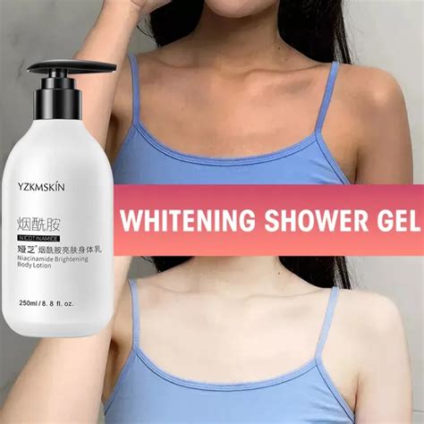 250ML Niacinamide Whitening Body Lotion Cream Moisturizing Dark Skin