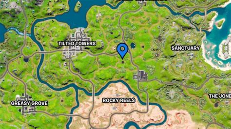 Where To Find The Level Up Token East Of Tilted Towers In Fortnite Chapter 3 Season 1 Gamepur