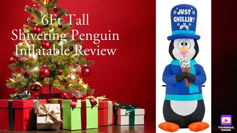 My 2022 6ft Tall Shivering Penguin Inflatable Review From Home Depot