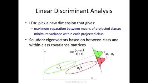 Pca 20 Linear Discriminant Analysis Youtube