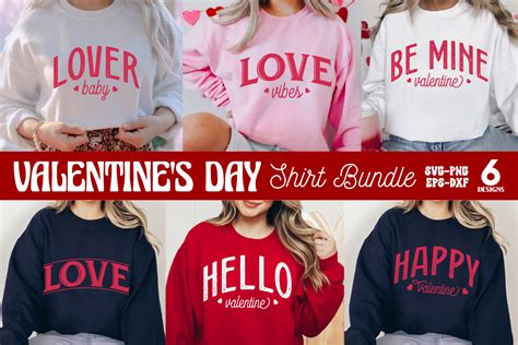 Valentines Day Shirt Svg Bundle Graphic By Craftart · Creative Fabrica