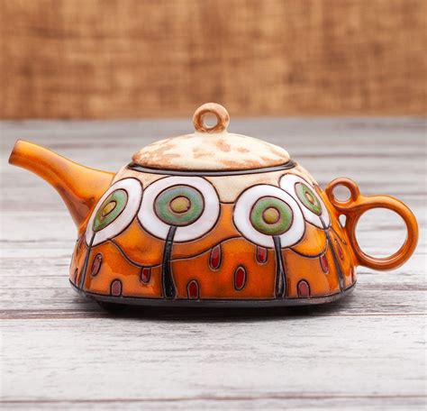 Pottery Teapots Ceramic Tea Pot Teapot Handmade Art Pottery Etsy