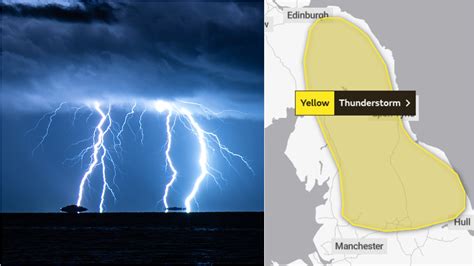 Thunderstorms Forecast For Cumbria And Lancashire As Met Office Issue Yellow Weather Warning