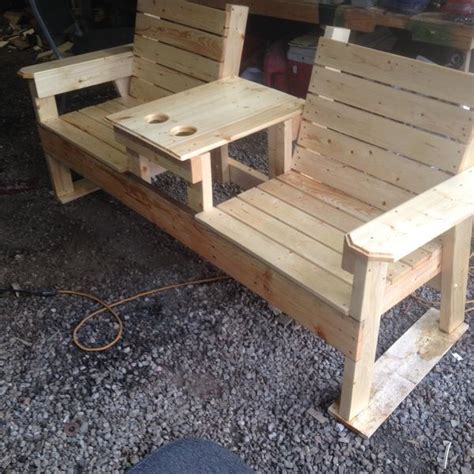 Ryobi Nation Double Chair Bench Pallet Furniture Outdoor Diy