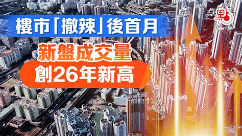 樓市「撤辣」後首月 新盤成交量創26年新高 香港樓市 點新聞