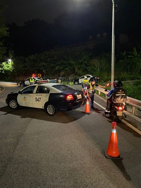 暑假期間維護夜間安寧環境 淡水警強力執法取締改裝噪音車