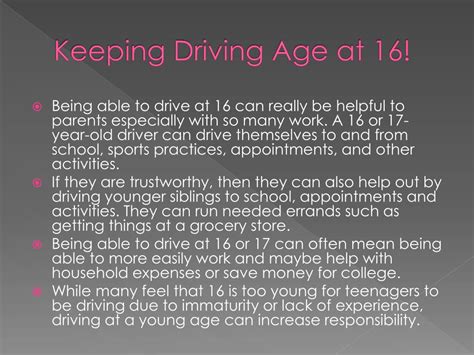 Ppt Raising The Driving Age Powerpoint Presentation Free Download