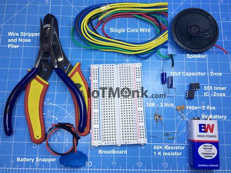 Police Siren Circuit Using 555 Timer Ic Trybotics